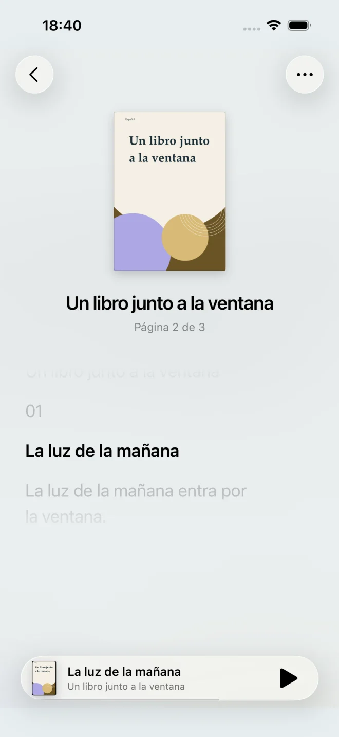 Escucha sin distracciones — iPhone