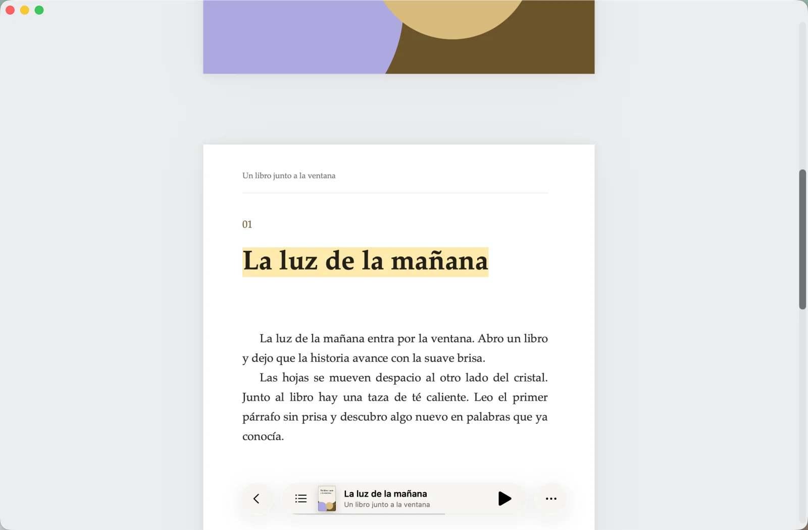 Sigue el texto original — Mac