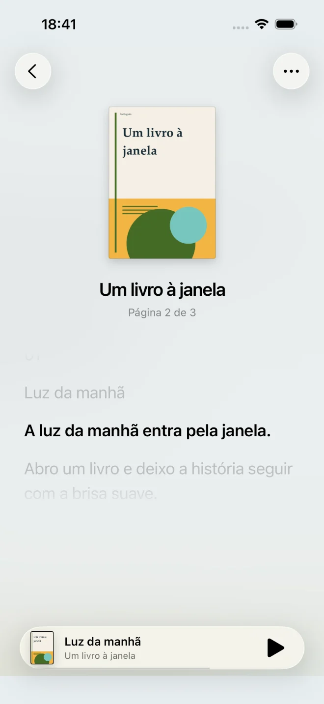 Ouça com mais foco — iPhone
