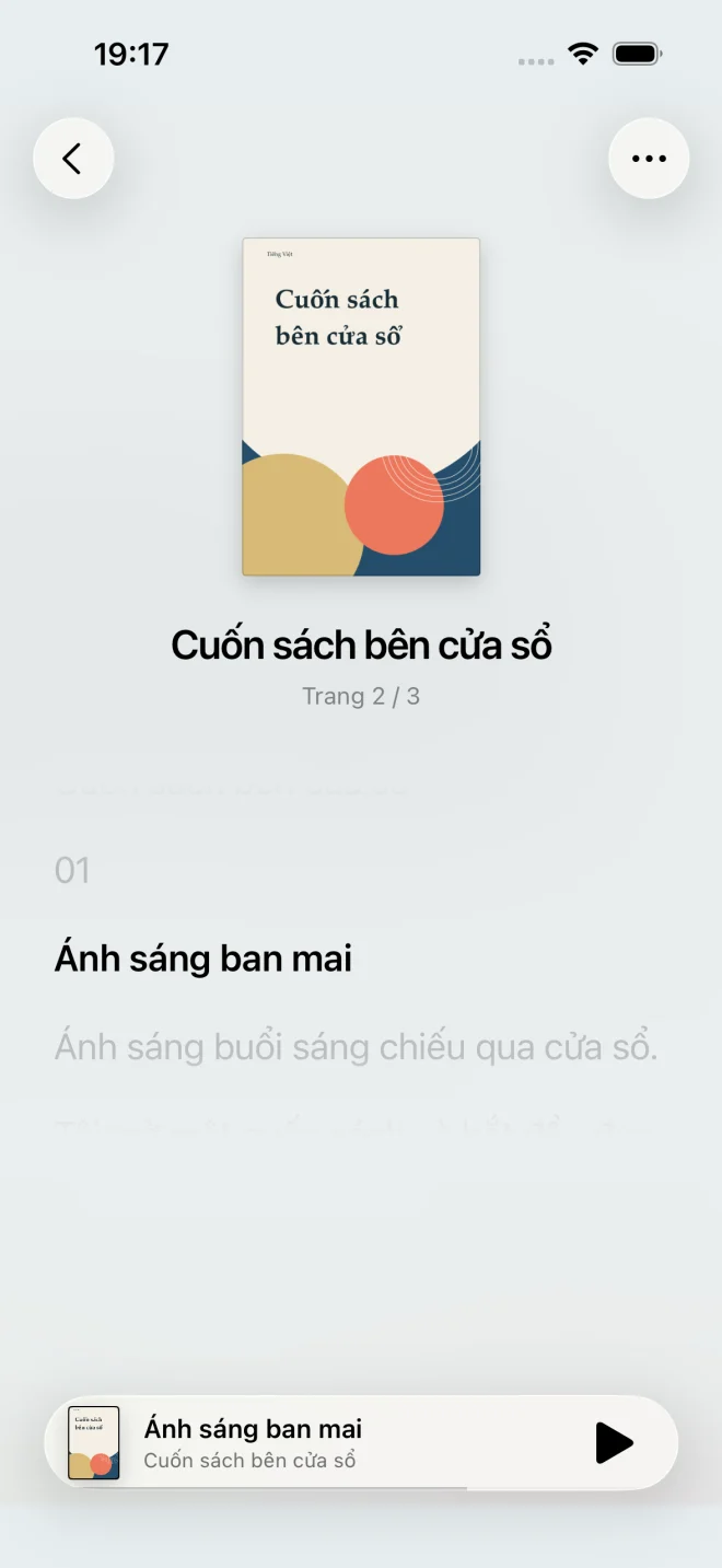 Tập trung vào từng câu — iPhone