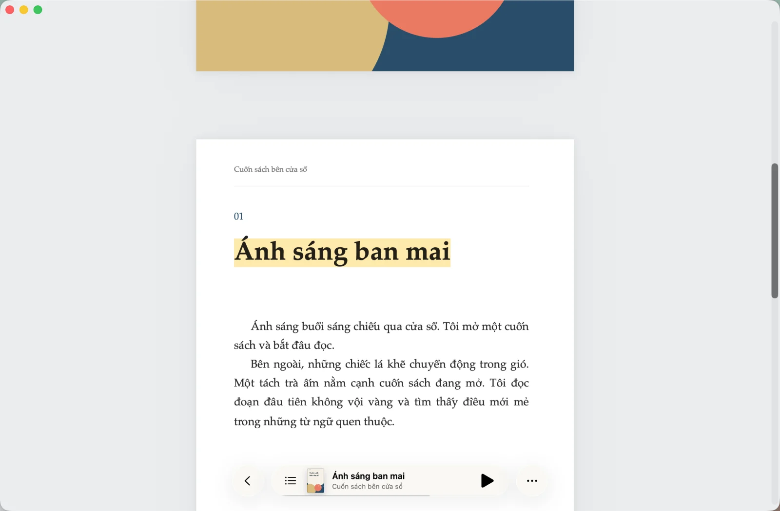 Theo dõi ngay trên văn bản gốc — Mac